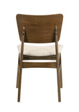 Rolstan Beige/Brown Dining Side Chair, Set of 2 - Crown Mark | Olivia Furniture