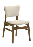 Rolstan Beige/Brown Dining Side Chair, Set of 2 - Crown Mark | Olivia Furniture