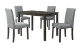 Melshire Gray Dining Side Chair, Set of 2 - Crown Mark | Olivia Furniture