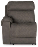 Hoopster Left-Arm Facing Power Recliner