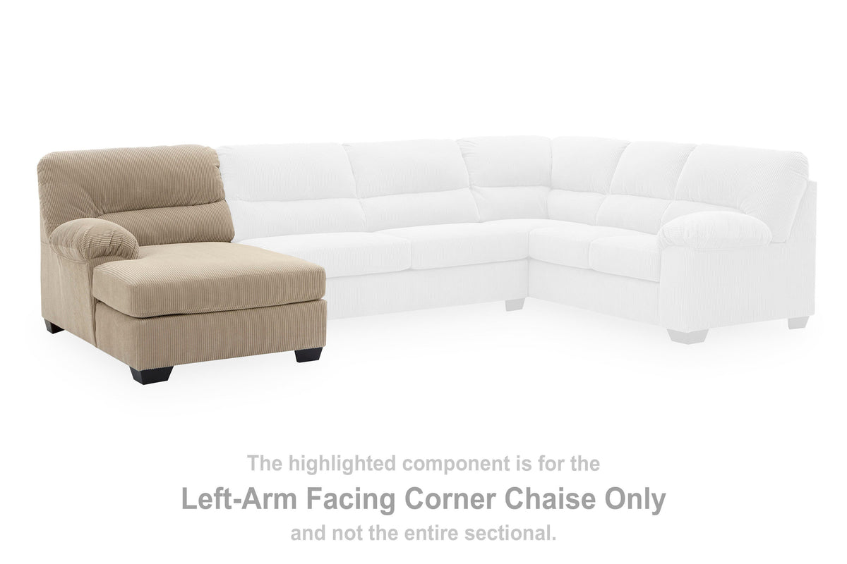 SimpleJoy Left-Arm Facing Corner Chaise