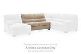 SimpleJoy Armless Loveseat