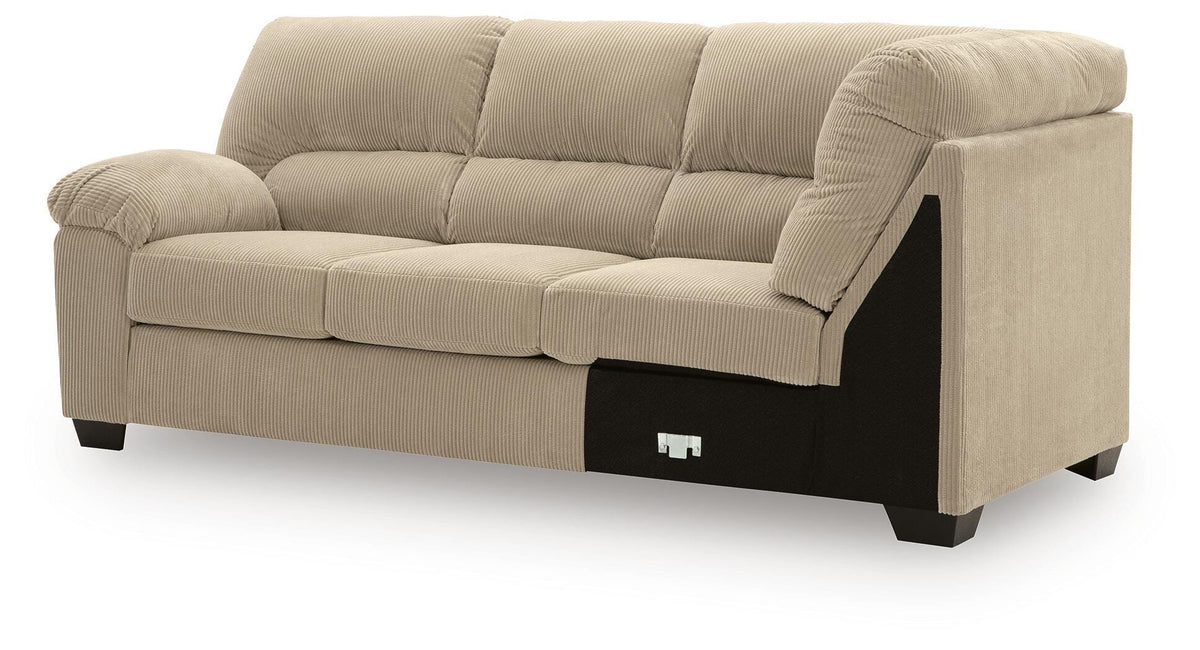 SimpleJoy Left-Arm Facing Sofa with Corner Wedge