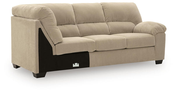 SimpleJoy Right-Arm Facing Sofa with Corner Wedge