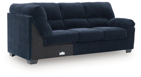 SimpleJoy Right-Arm Facing Sofa with Corner Wedge