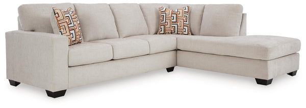 Aviemore Stone 2-Piece Sectional with Right-Arm Facing Chaise