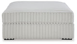 Stupendous 4-Piece Sectional and Oversized Accent Ottoman
