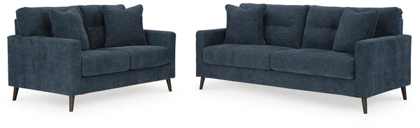 Bixler Navy Living Room Set