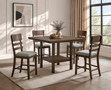 Guthrie Brown Counter Height Set - view 2