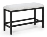 Sebastian Black/Gray Counter Height Bench - Crown Mark | Olivia Furniture