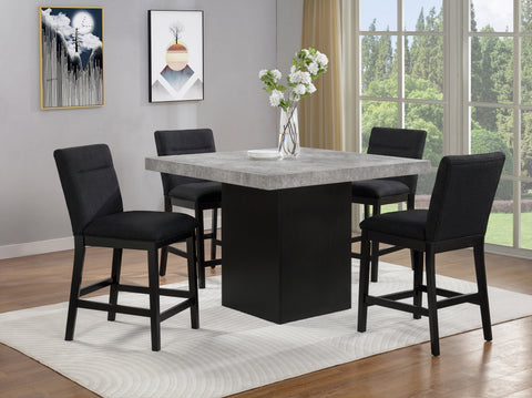 Sebastian Black Counter Height Set