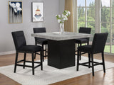Sebastian Black Counter Height Chair, Set of 2 - Crown Mark | Olivia Furniture