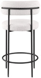 Beacon Boucle Fabric Upholstered Bar / Counter Stools — 877-C - Cream - 877Cream-C alternate view 4