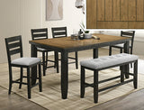 Bardstown Charcoal/Brown Counter Height Table