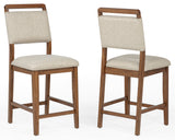 Blanche Brown Round Counter Height Set - view 3