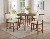 Blanche Brown Counter Height Chair, Set of 2 - Crown Mark | Olivia Furniture