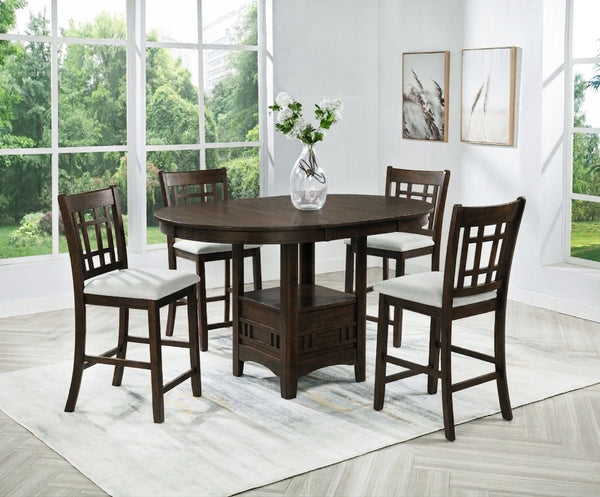 Hartwell Brown Counter Height Table