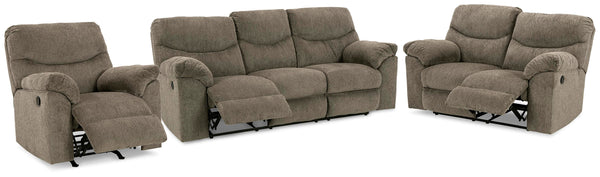 Alphons Putty Reclining Living Room Set