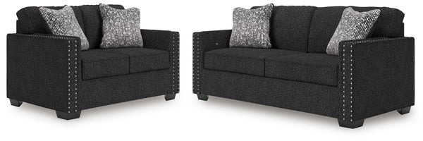 Jasmine Peaks Coal Living Room Set