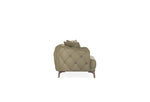 Beige Faux Leather Navona 4-Seater Sofa
