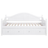 Julie Ann Wood Twin Daybed with Trundle White