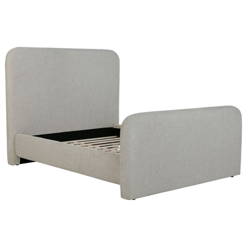 Wren Upholstered Queen Platform Bed Grey