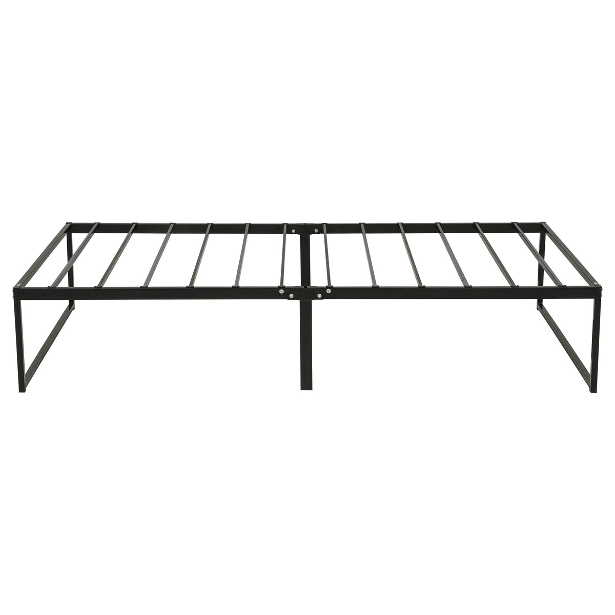 Gates Twin Heavy-Gauge Metal Platform Bed Frame Black