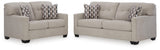 Mahoney Full Sofa Sleeper and Loveseat