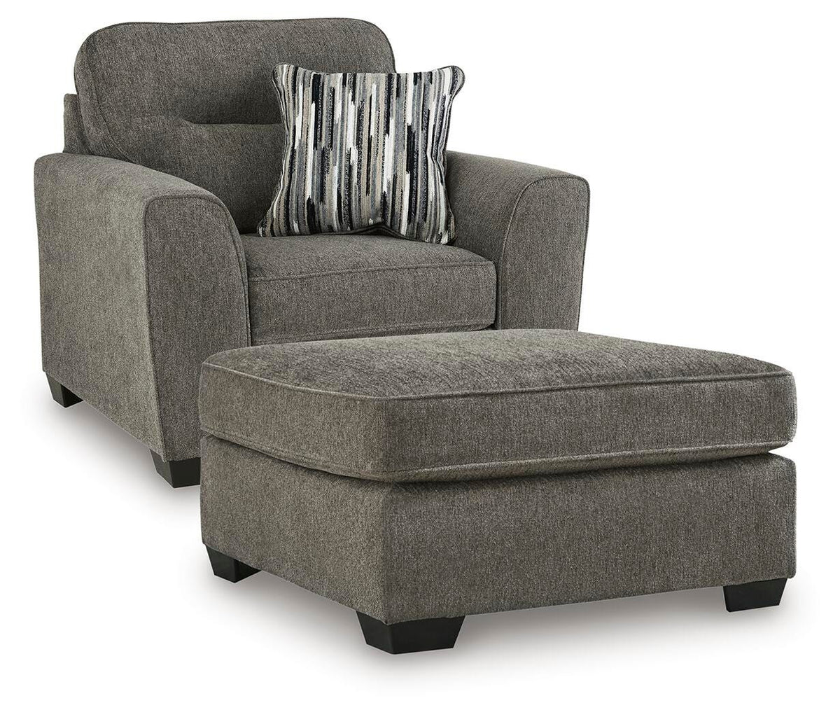 Olten Oversized Chair and Accent Ottoman