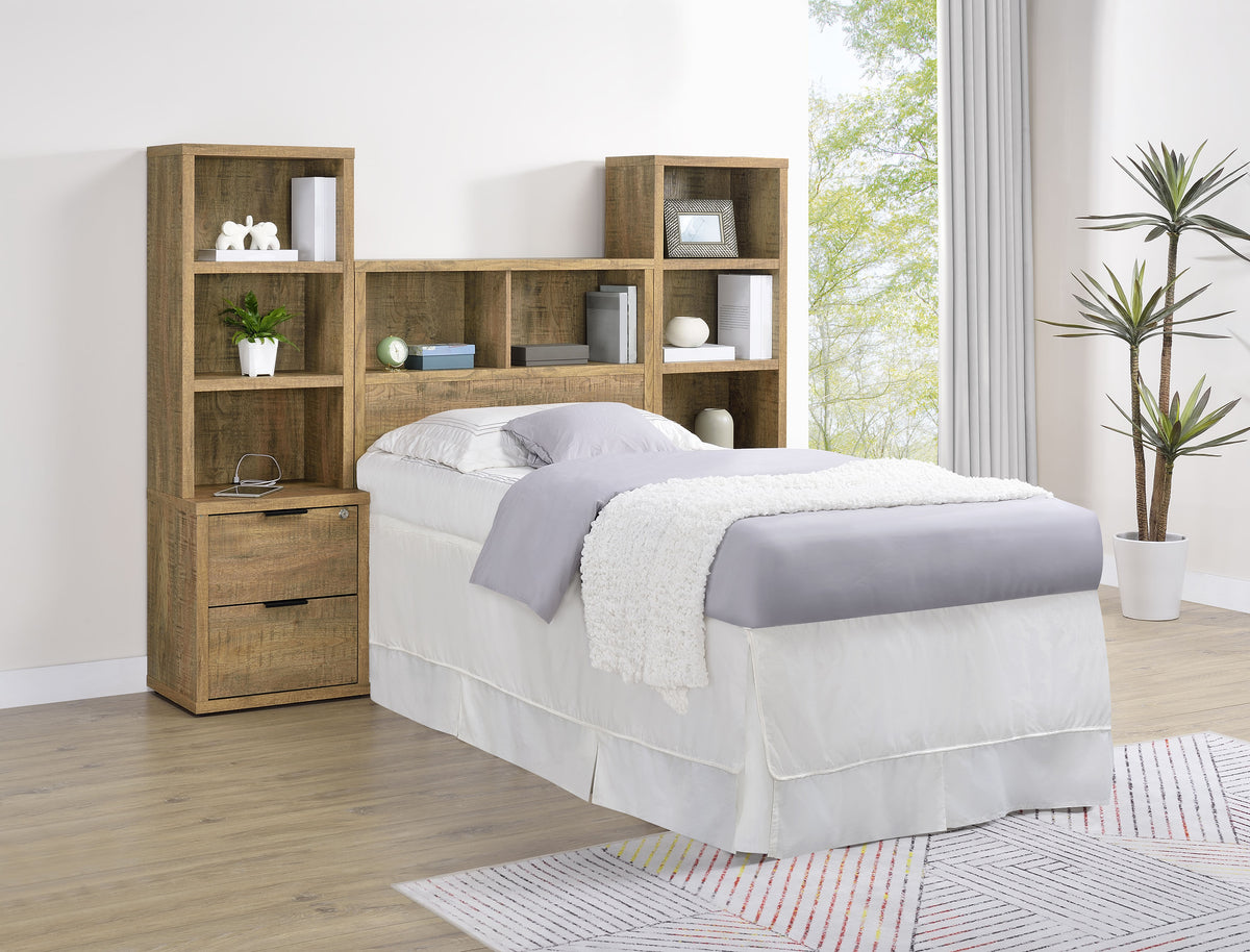 Westpark Mango Headboard and Bookcase Set — collection scene; select a configuration for exact contents