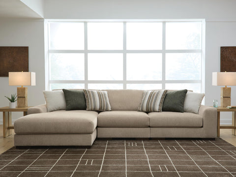 Linenhause Dune 3-Piece Sectional Sofa with Left-Arm Facing Chaise