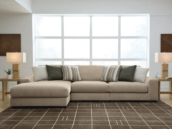 Linenhause Dune 3-Piece Sectional Sofa with Left-Arm Facing Chaise