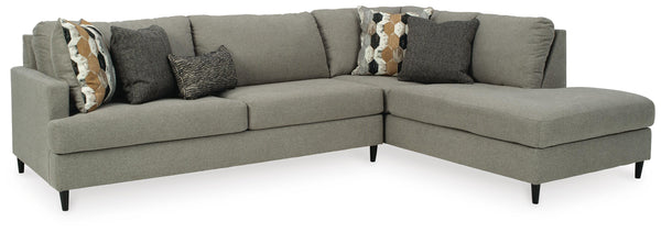 Santasia Granite 2-Piece Sectional with Right-Arm Facing Chaise