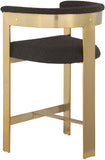 Romeo Boucle Fabric Upholstered Bar / Counter Stools — 876-C - Brown - 876Brown-C alternate view 4