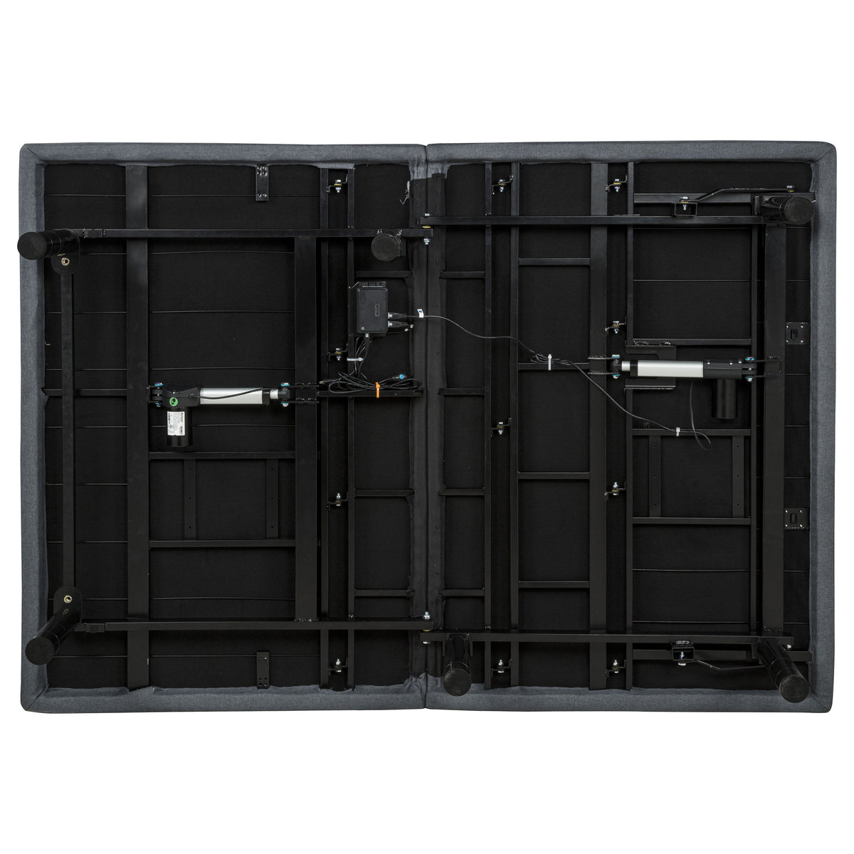 Tasca Full Dual-Motor Adjustable Bed Base in Black
