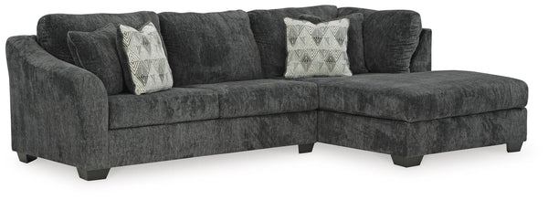 Biddeford Shadow 2-Piece Sectional with Right-Arm Facing Chaise