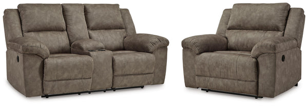 Laresview Reclining Loveseat and Oversized Recliner