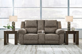 Laresview Reclining Loveseat with Console
