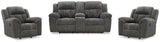 Frohn Reclining Loveseat with Console and 2 Recliners