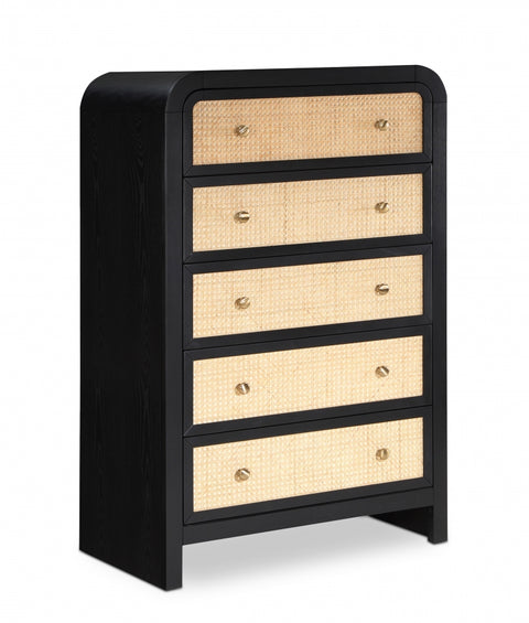 Siena Ash Wood And Natural Cane Chest — Siena-CH