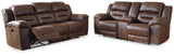 Stoneland Power Reclining Sofa and Loveseat