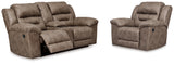 Stoneland Reclining Loveseat and Recliner