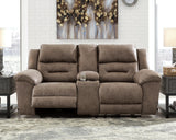 Stoneland Power Reclining Loveseat with Console