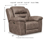 Stoneland Reclining Loveseat and Power Recliner