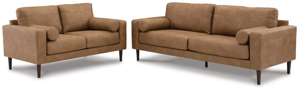 Telora Caramel Living Room Set