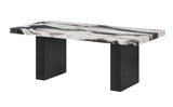 Vega Multi-Color Faux Marble 3-Piece Cocktail Set - Crown Mark | Olivia Furniture