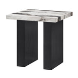 Vega Multi-Color Faux Marble 3-Piece Cocktail Set - Crown Mark | Olivia Furniture