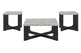 Royce Gray 3-Piece Cocktail Set - Crown Mark | Olivia Furniture