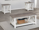 Thelma Gray 3-Piece Cocktail Set - Crown Mark | Olivia Furniture