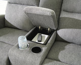 Gauntlet Reclining Loveseat with Console